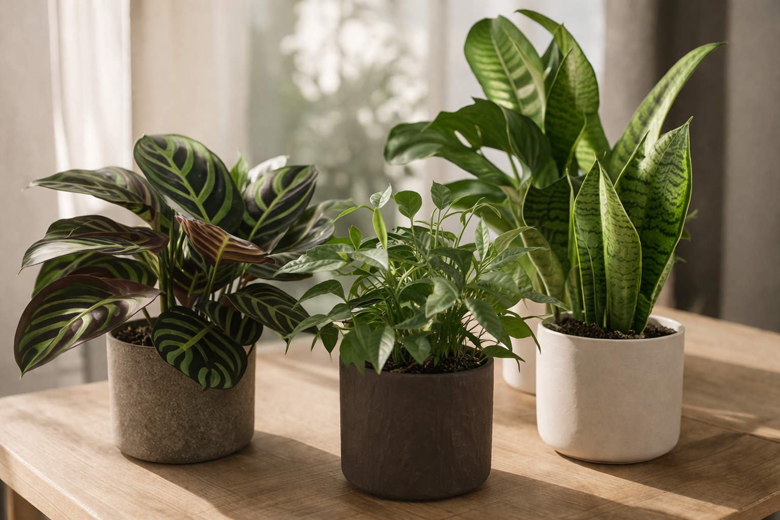 Recipient smiling while receiving a fresh flower delivery